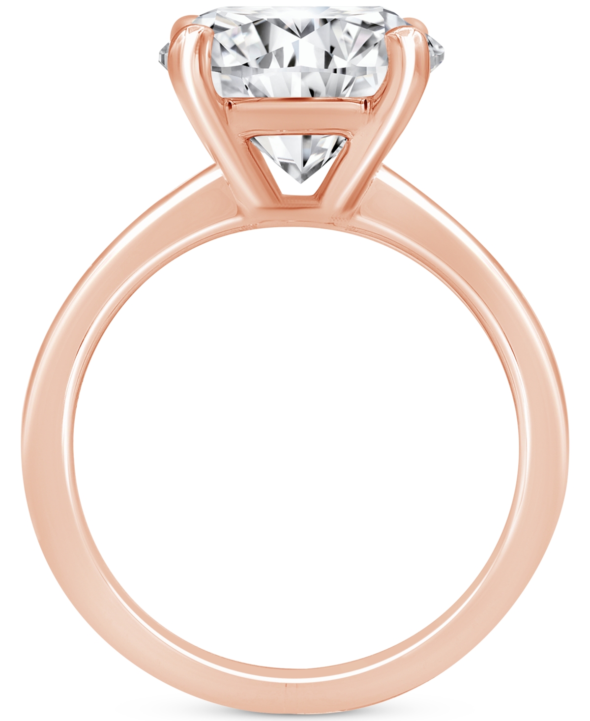 Badgley Mischka Certified Lab Grown Diamond Solitaire Engagement Ring (5 ct. t.w.) in 14k Gold