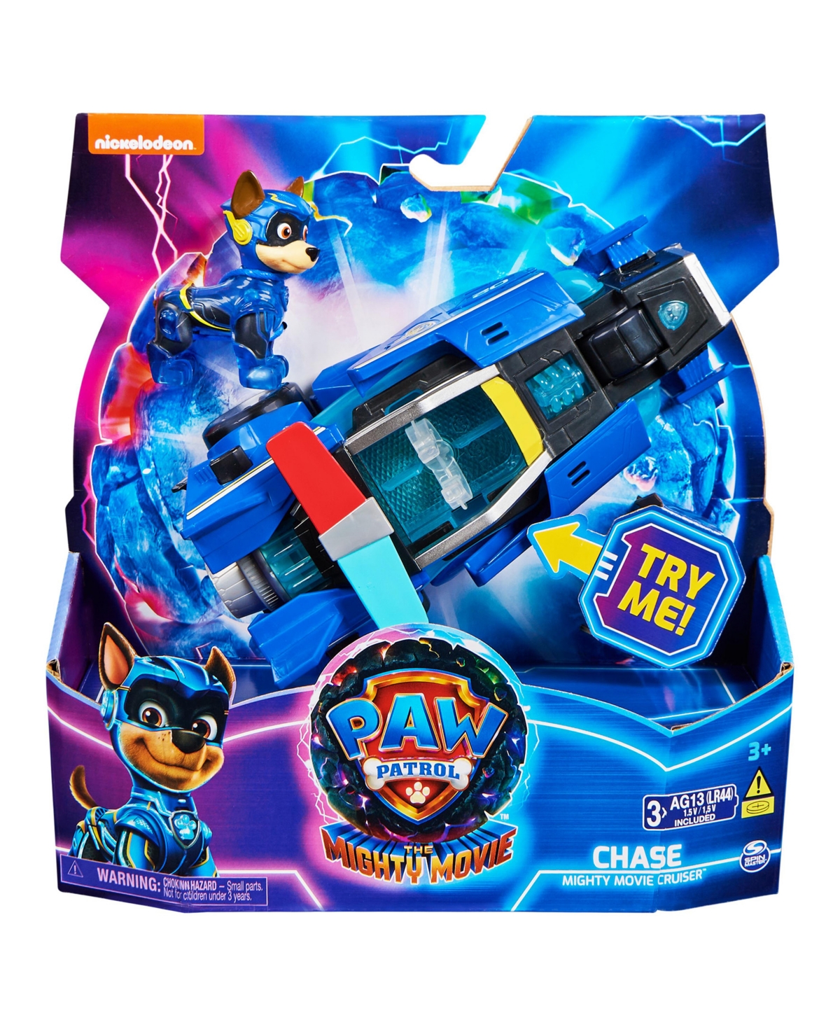 Shop Paw Patrol - The Mighty Movie, Toy Car With Chase Mighty Pups Action Figure In No Color