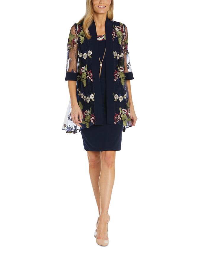 Macy's petite discount jacket dresses