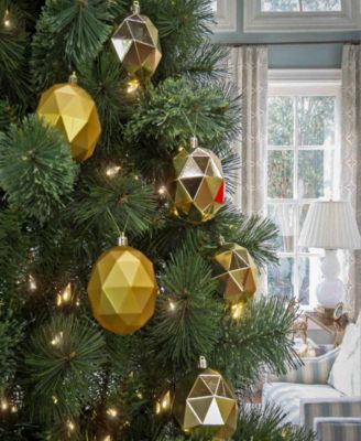 National Tree Company First Traditions 6-Piece Shatterproof Geometric Ornaments