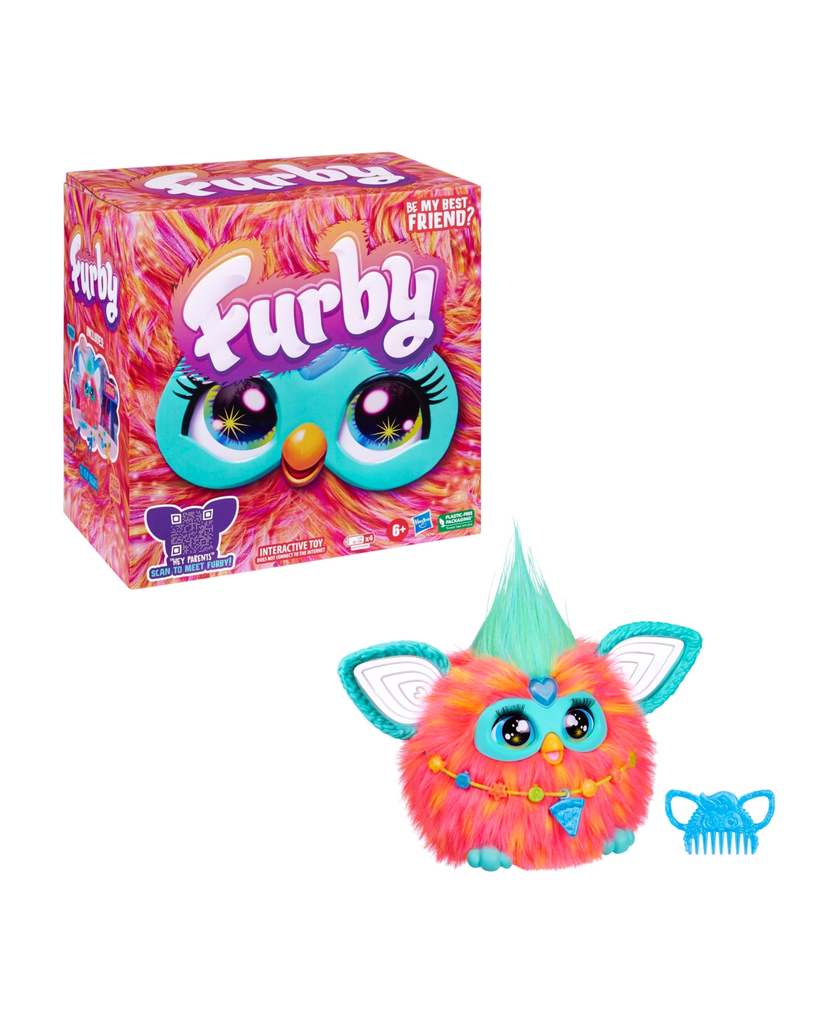 Shop Furby Interactive Toy, Coral In No Color