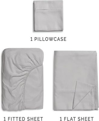 3 Piece 100% Cotton 400 Thread Count Sheet Set - Twin Extra Long