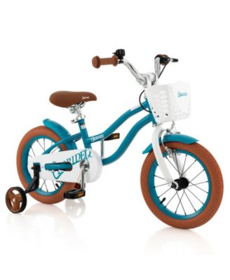 14 Kids Bicycle with Removable Training Wheels Basket for 3 5 Years Old Macy s