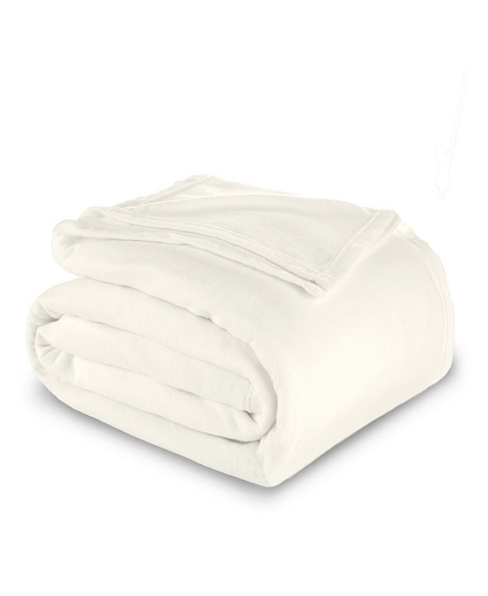 Vellux Brushed Microfleece Twin Blanket Macy's
