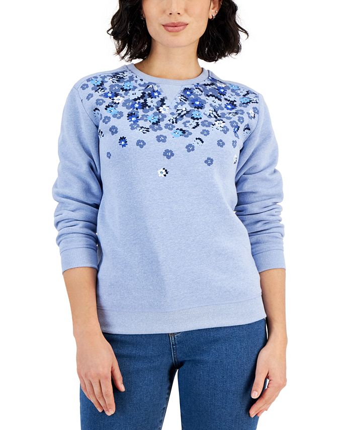 Macys karen scott petite sweatshirts hotsell