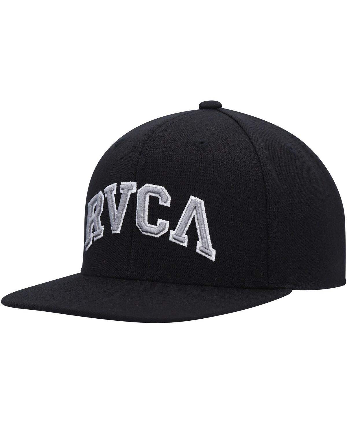 Rvca Kids' Big Boys And Girls  Black Hitter Snapback Hat