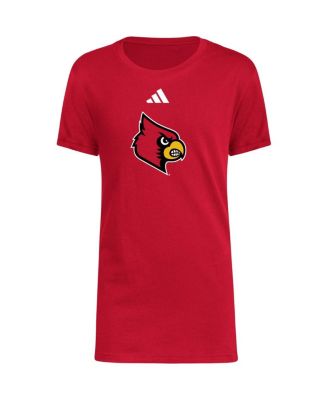 Big Boys Red Louisville Cardinals 2023 Sideline Locker Room Logo Fresh T-shirt