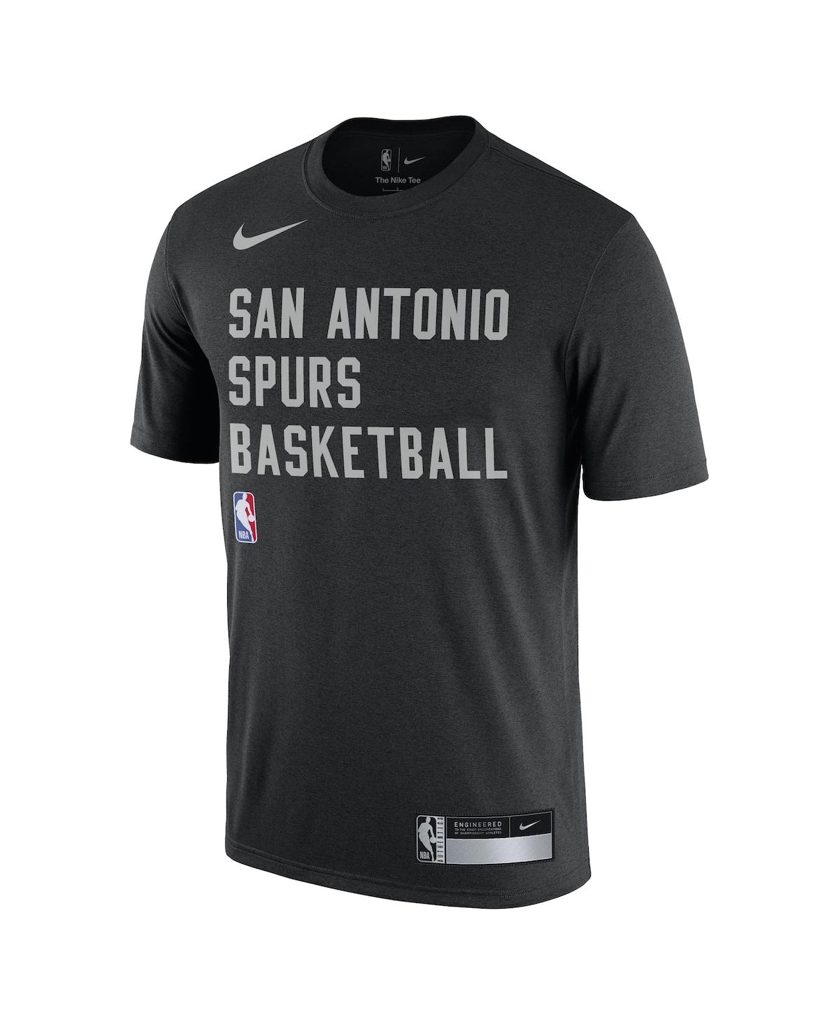 Shop Nike Men's  Black San Antonio Spurs 2023/24 Sideline Legend Performance Practice T-shirt