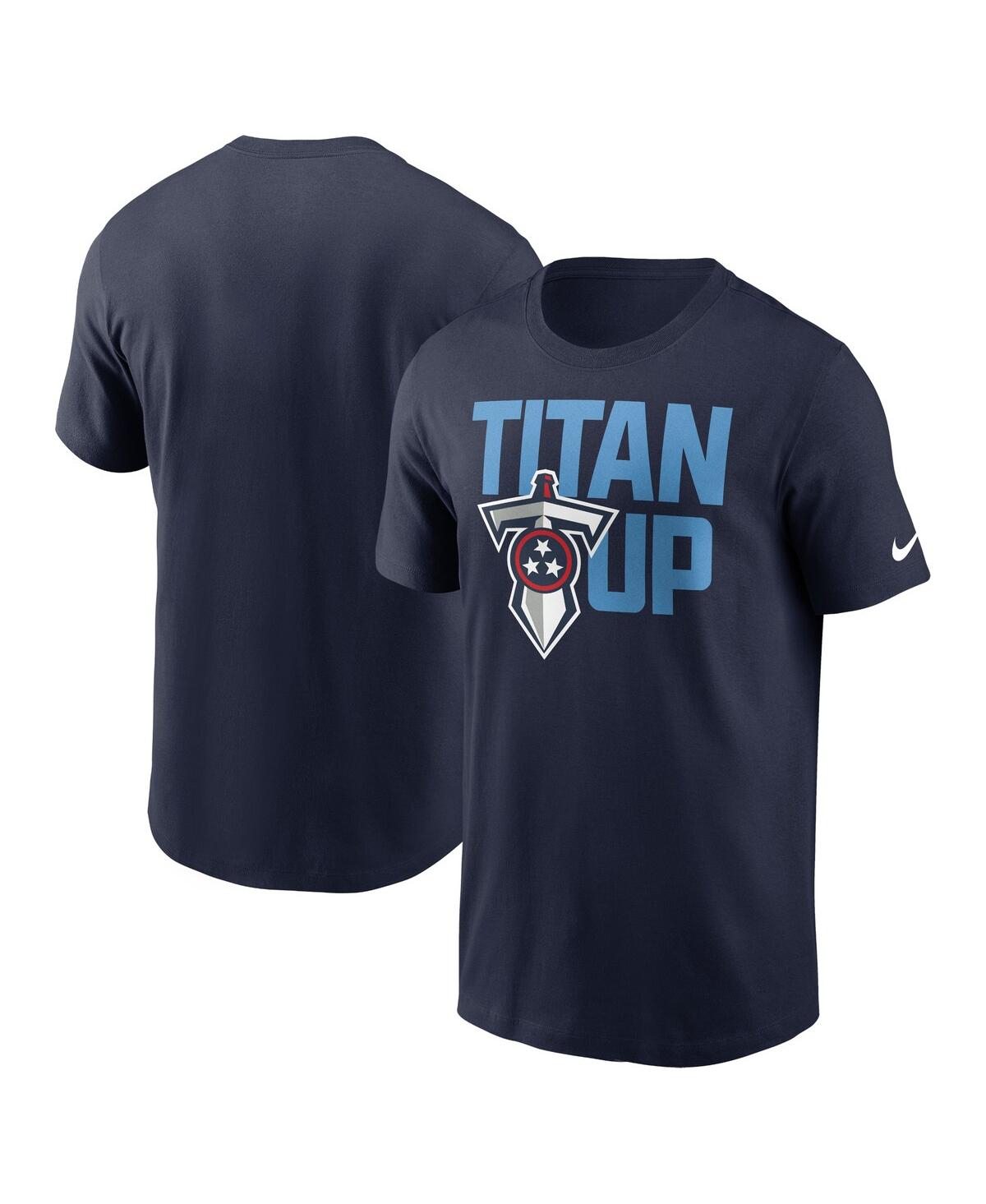Nike Tennessee Titans Local Essential  Men's Nfl T-shirt In Blue