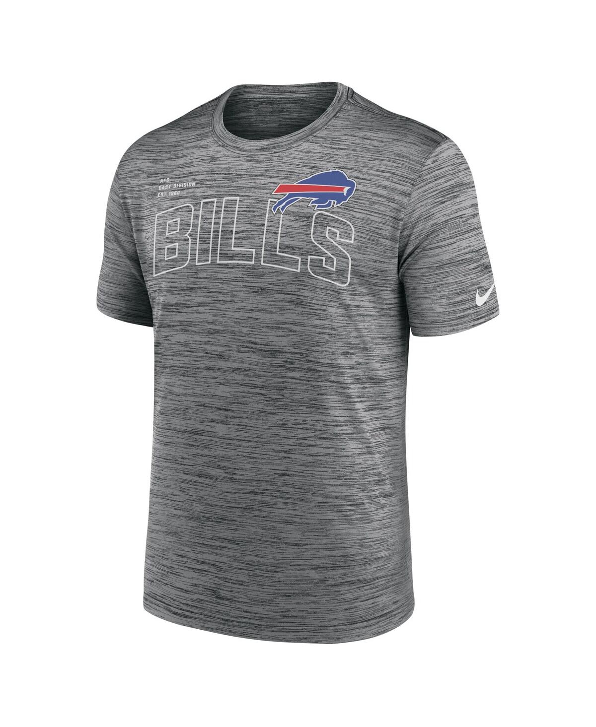 Shop Nike Men's  Anthracite Buffalo Bills Big And Tall Velocity Performance T-shirt