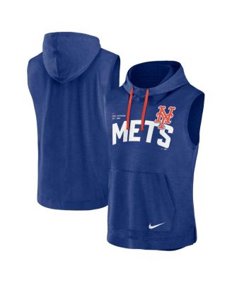 Men's Nike Royal New York Mets Athletic Sleeveless Hooded T-shirt - Macy's