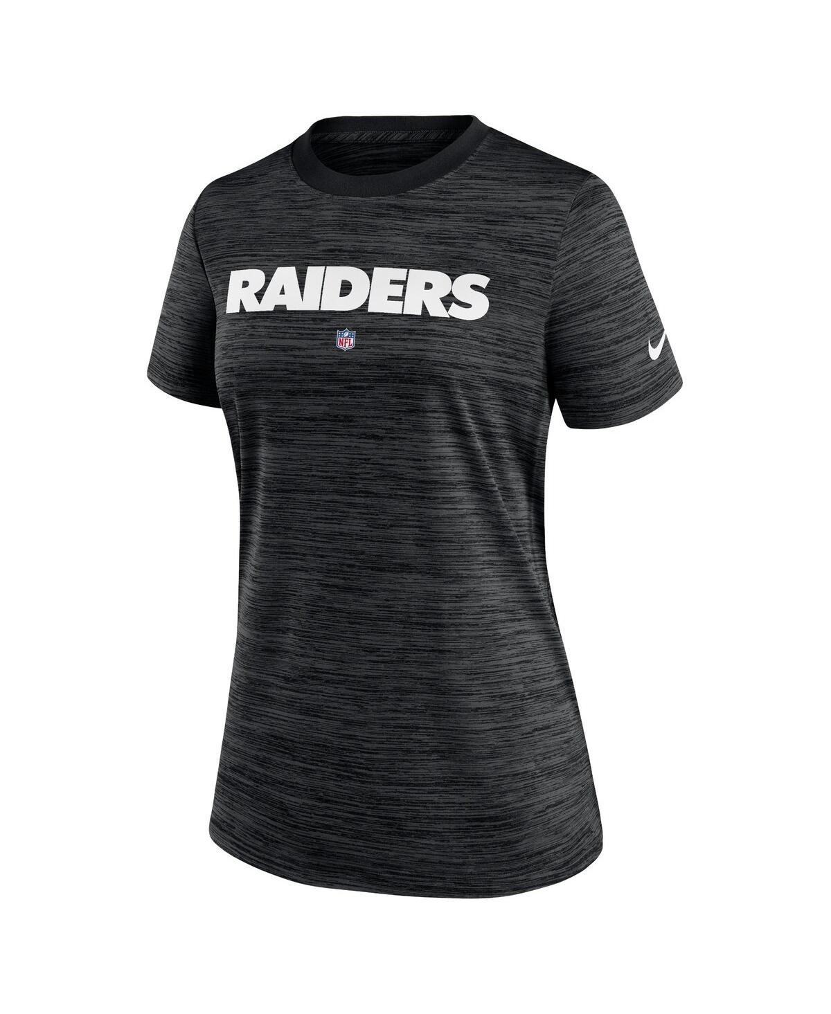 Women's NikeLas Vegas Raiders Sideline Velocity Performance T-shirt - Black