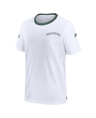 Men's White Green Bay Packers Sideline Coaches Alternate Performance T-shirt