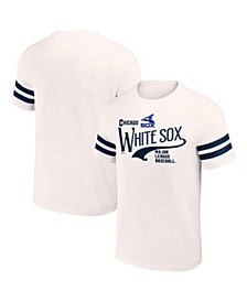 Men's Cream Texas Rangers Cooperstown Collection Old English T-shirt