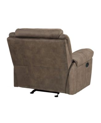 White Label Calico 42" Glider Reclining Chair