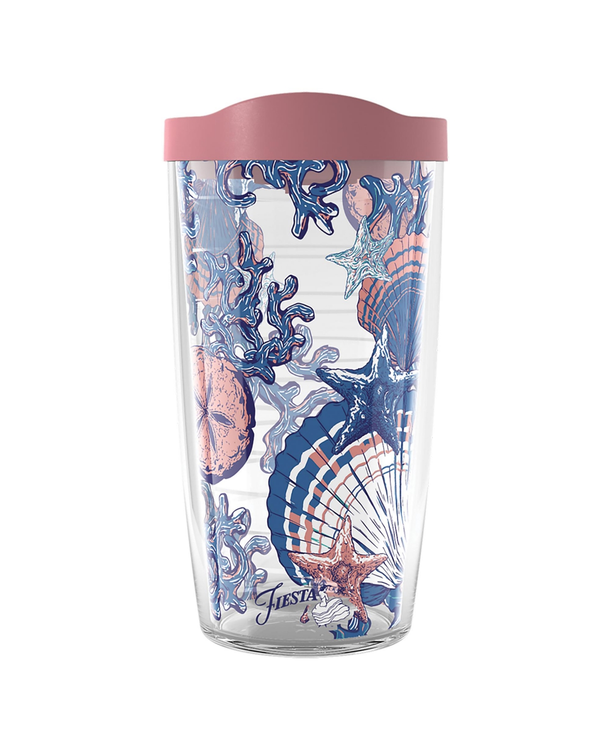 Tervis Tumbler Tervis Fiesta Coral Connection Made In Usa Double Walled Insulated Tumbler Travel Cup Keeps Drinks C In Open Miscellaneous