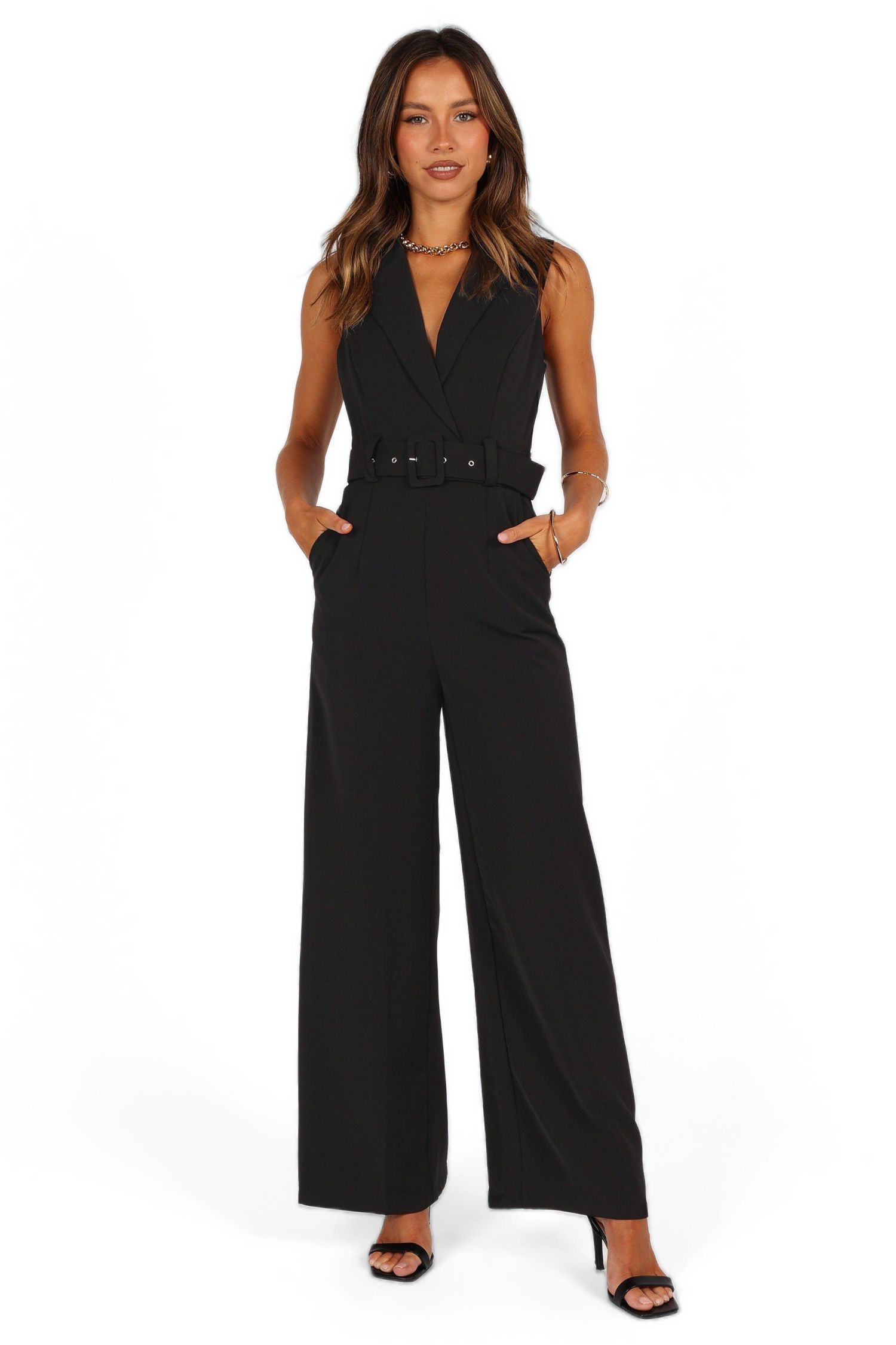 Women's Sienna Belted Jumpsuit