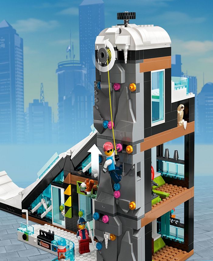 LEGO® City Ski and Climbing Center Building Toy Set, for Kids and Ski
