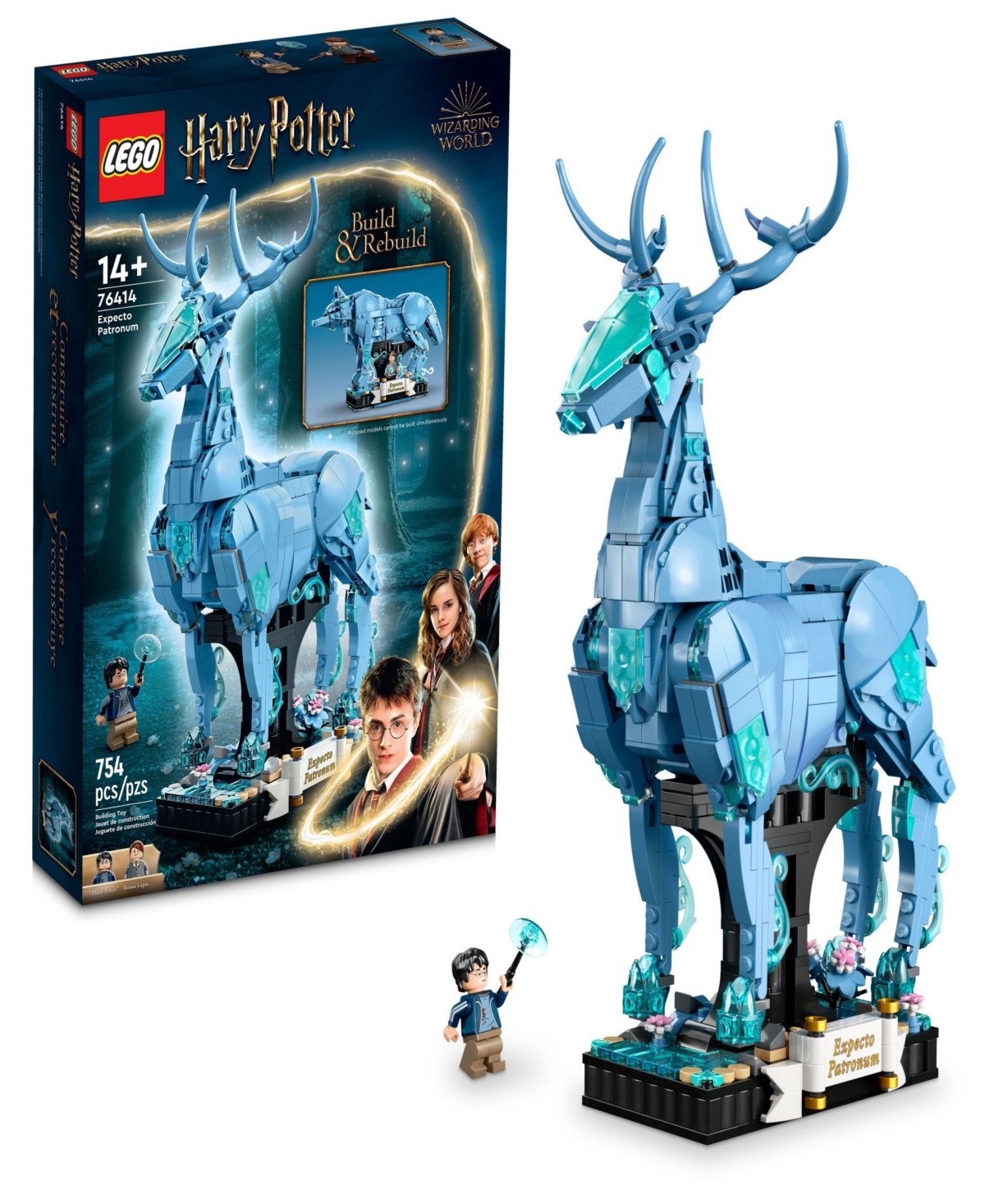 Lego Harry Potter Expecto Patronum Build And Display Set 76414 In Multicolor