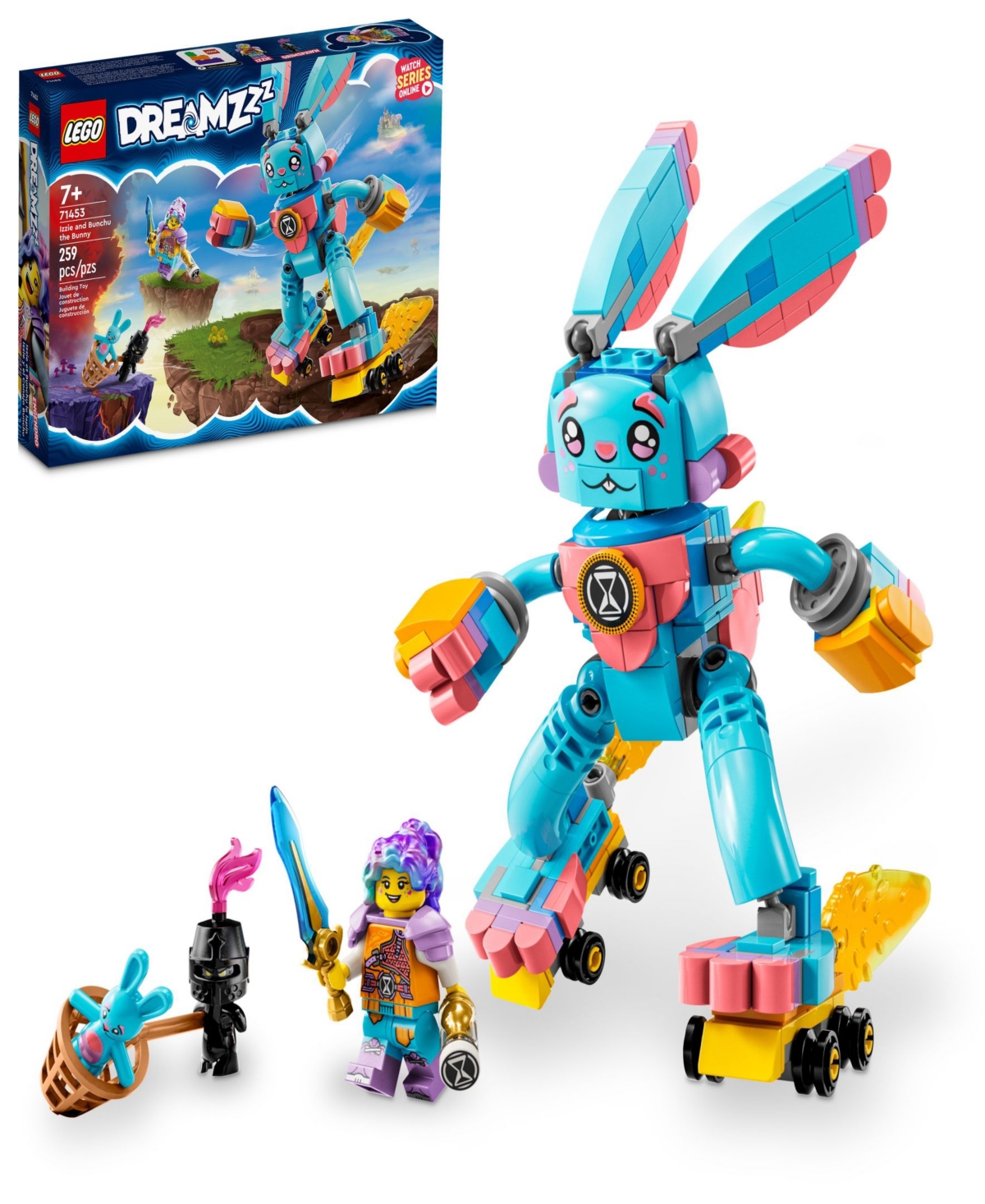Lego Dreamzzz Izzie And Bunchu The Bunny Building Toy Set 71453 In Multicolor