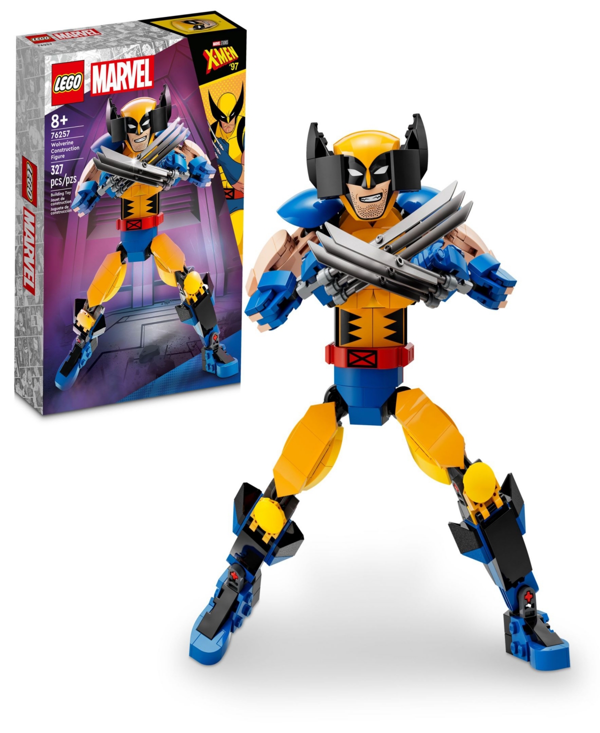 Lego Kids' Marvel Wolverine Construction Figure Playset 76257 In Multicolor
