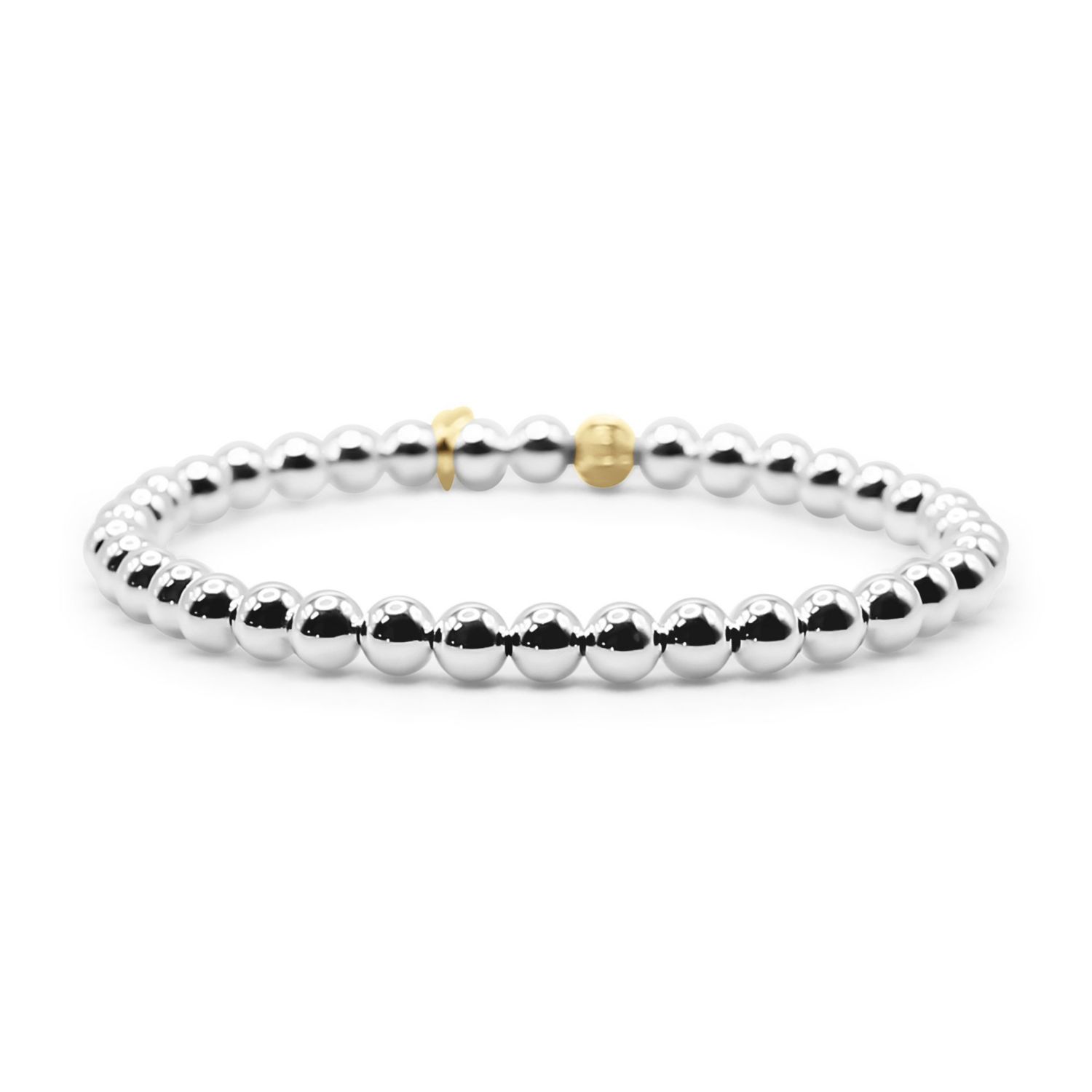 5mm Sterling Silver Ball Stretch Bracelet