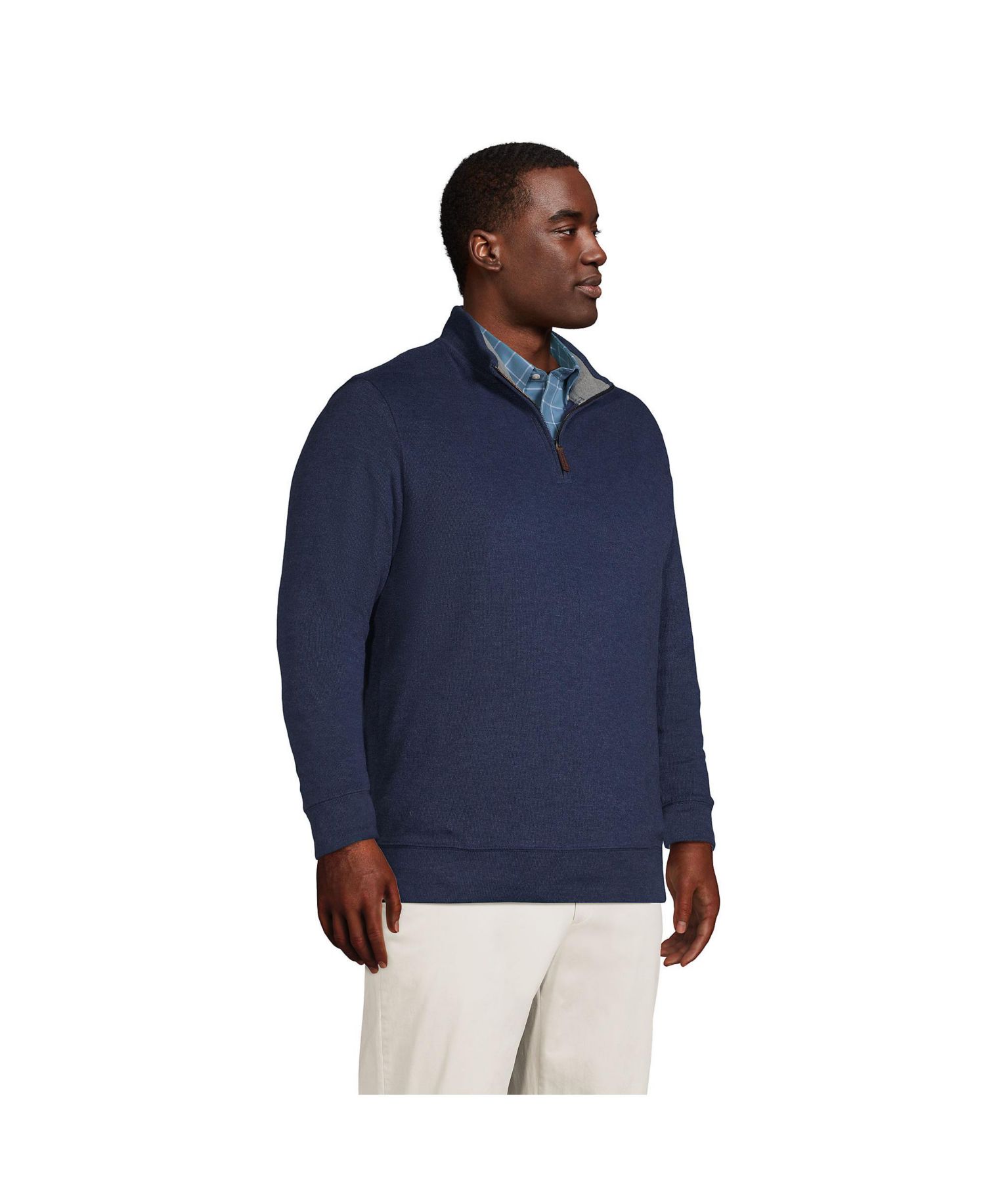 Men's Bedford Rib Quarter Zip Sweater