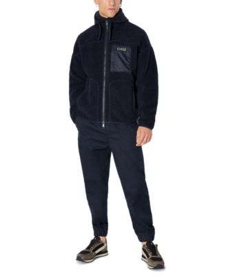 A|X Armani Exchange Men's Fleece Jacket - Macy's