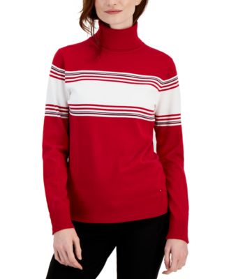 Tommy Hilfiger - Women's Stella Colorblocked Turtleneck Sweater