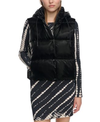 DKNY Jeans - Women's Short Puffer Vest