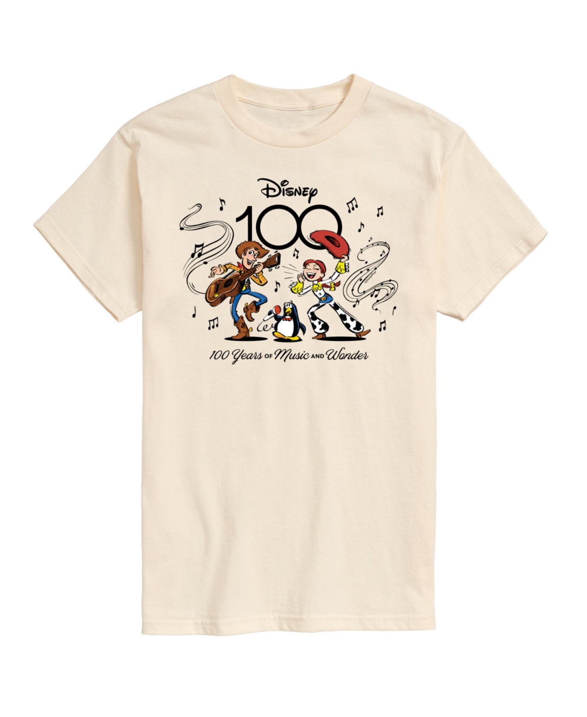 Shop Airwaves Men's Disney 100 Short Sleeve T-shirt In Cream