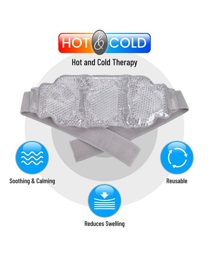 TRAKK Premium Hot Cold Gel Bead Ice Pack by FOMI Care Cool Compress for Lower Back, Shoulder