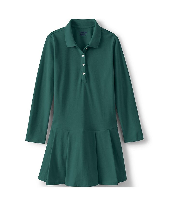 Long sleeve polo dress uniform sales