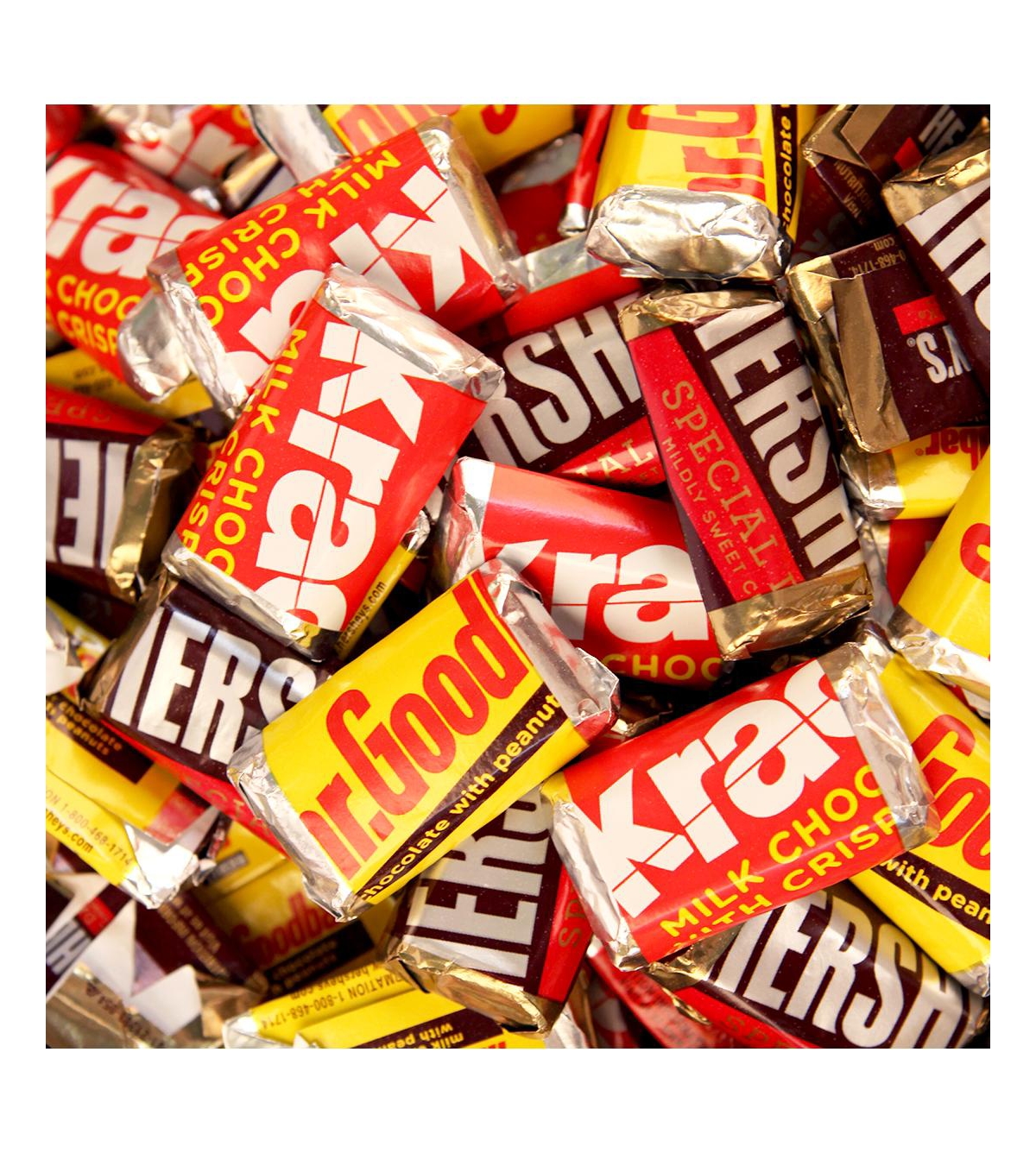 164 Pcs Halloween Candy Party Favors Hershey's Miniatures Chocolate - Cute Mix - Assorted pre-pack
