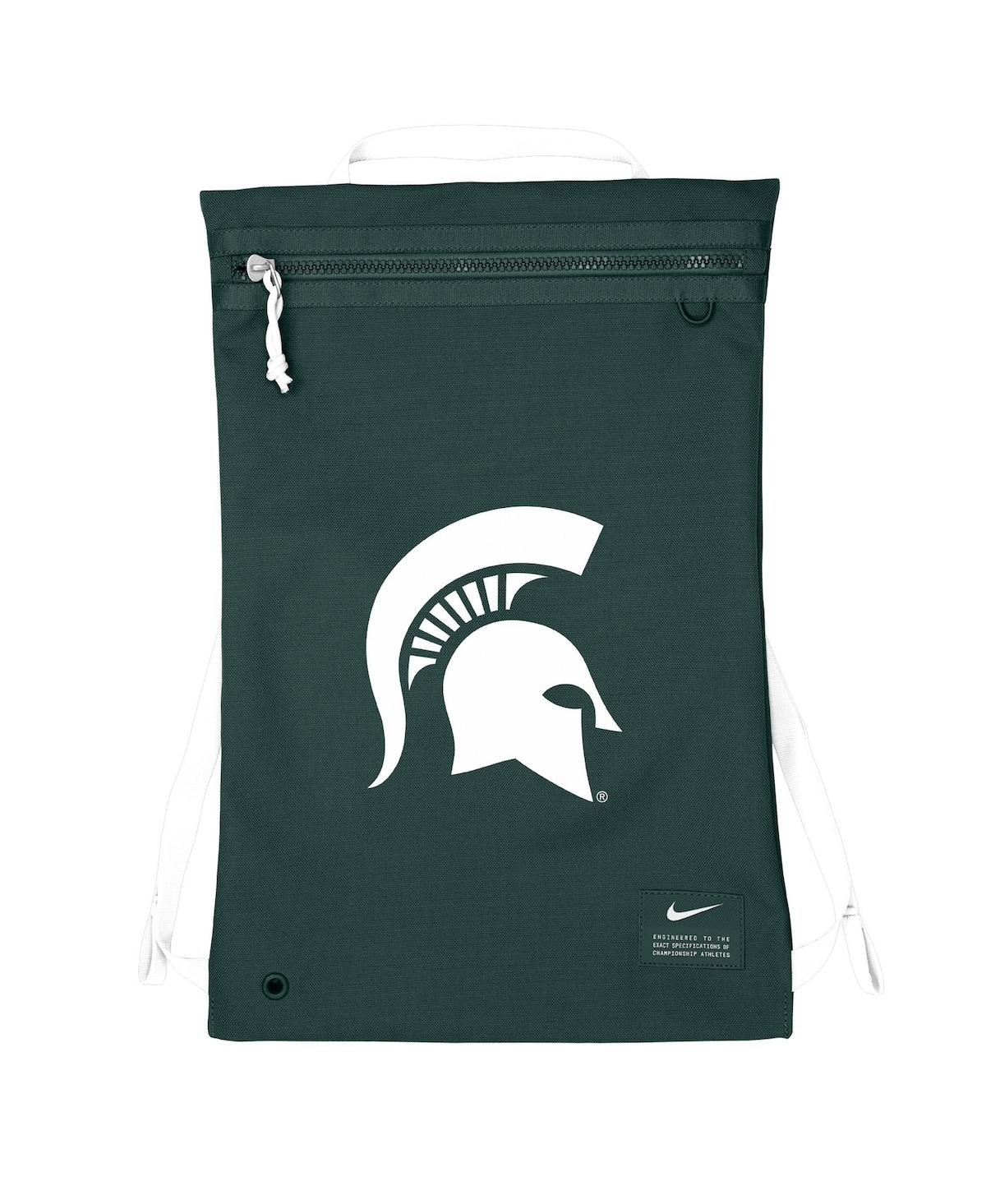 Men's and Women's Nike Michigan State Spartans Utility Gym Sack - Green