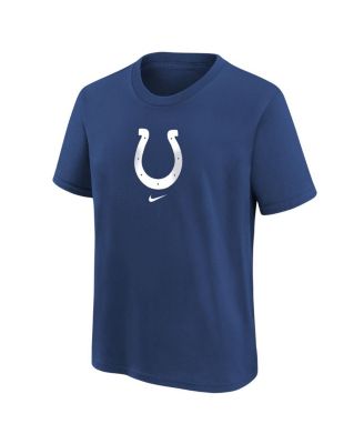 Big Boys Royal Indianapolis Colts Logo T-shirt