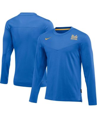 Men's Blue UCLA Bruins 2022 Game Day Sideline Performance Long Sleeve T-shirt