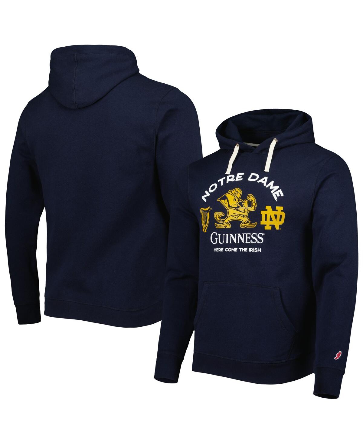LEAGUE COLLEGIATE WEAR MEN'S LEAGUE COLLEGIATE WEAR NAVY NOTRE DAME FIGHTING IRISH GUINNESS STADIUM PULLOVER HOODIE 