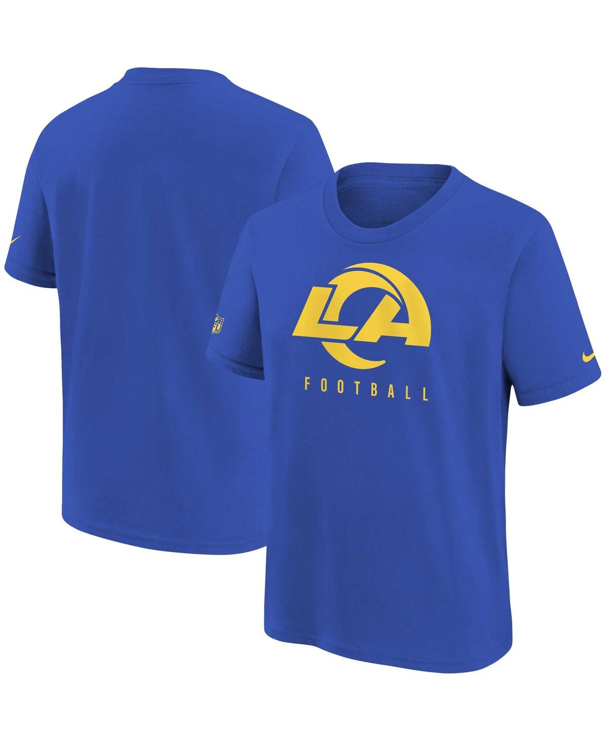 Nike Kids' Big Boys  Royal Los Angeles Rams Sideline Legend Performance T-shirt