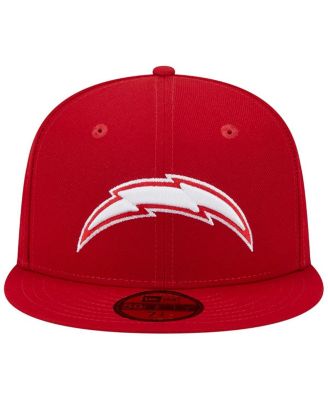 Men's Scarlet Los Angeles Chargers Super Bowl XXIX Main Patch 59FIFTY Fitted Hat