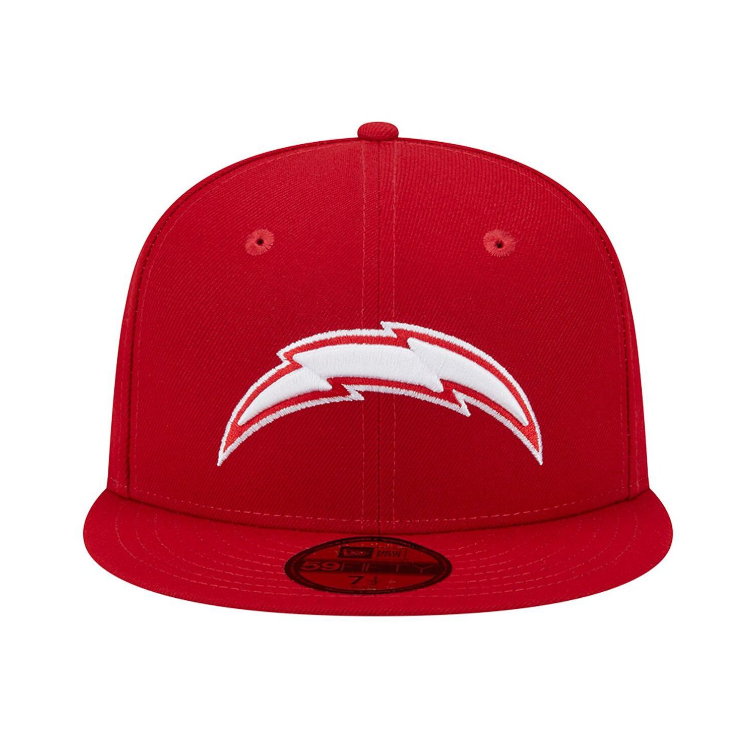 Men's Scarlet Los Angeles Chargers Super Bowl XXIX Main Patch 59FIFTY Fitted Hat