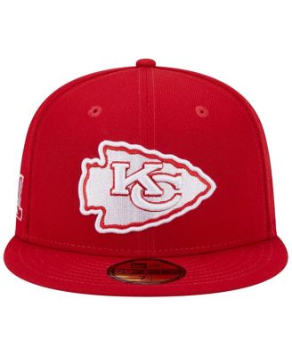 Men's Scarlet Kansas City Chiefs Super Bowl LIV Main Patch 59FIFTY Fitted Hat