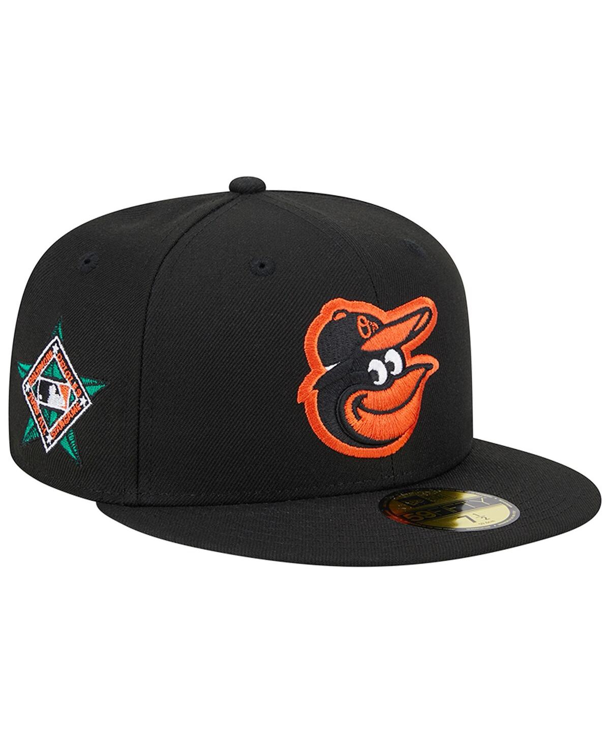 Men's New EraBaltimore Orioles 1993 Mlb All-Star Game Team Color 59FIFTY Fitted Hat - Black