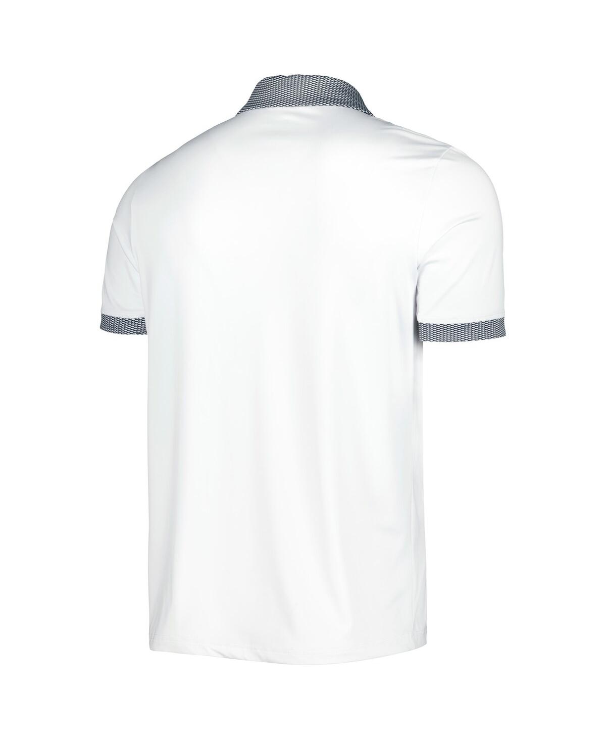 Shop Levelwear Men's  White Tour Championship Thomas Polo Shirt