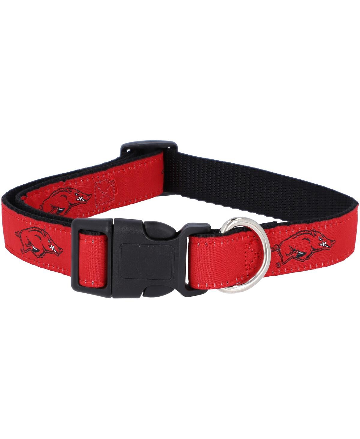 Arkansas Razorbacks 1" Regular Dog Collar - Red