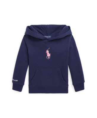 Polo ralph lauren men's pink pony fleece hoodie sale