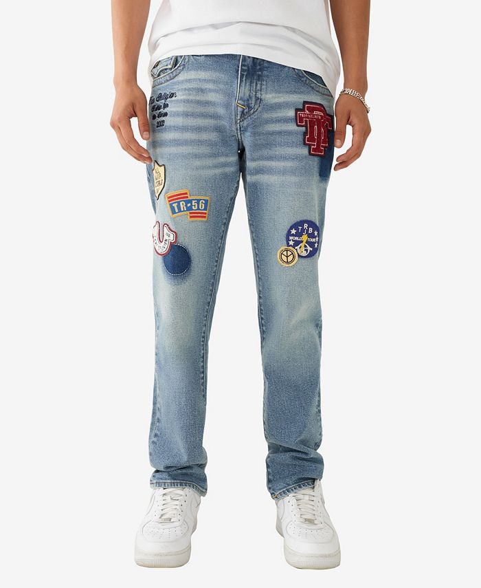 True Religion Men s Rocco Patches Skinny Jeans Macy s