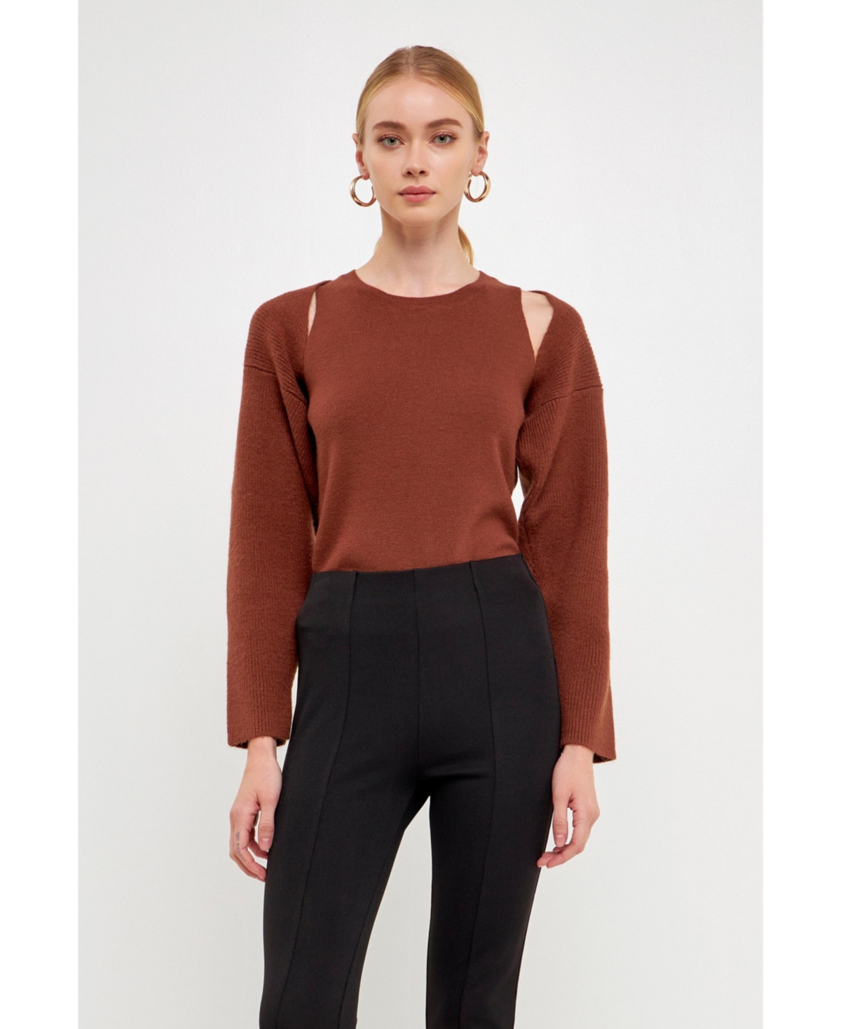 endless rose Women's Knit Cardigan Set