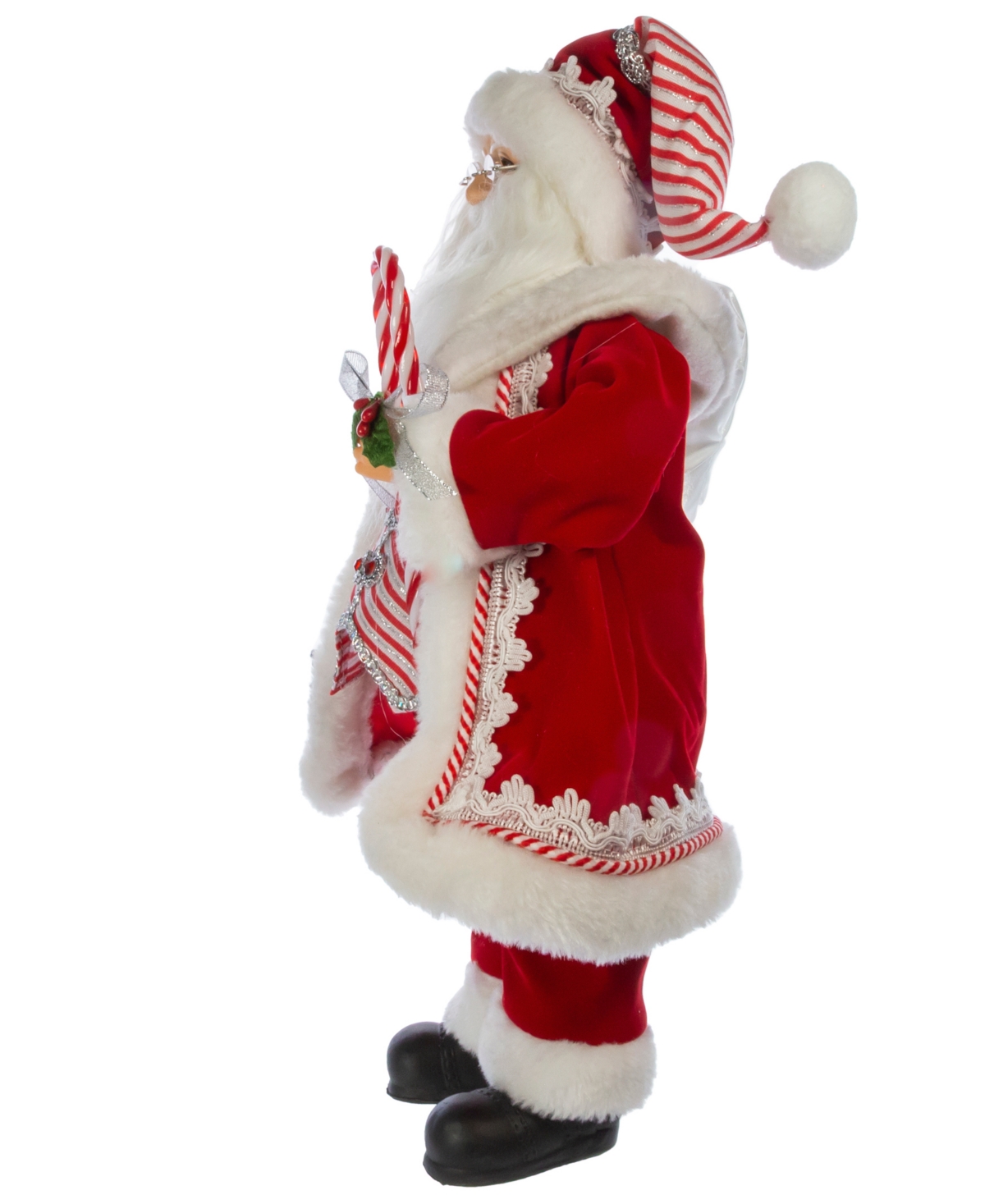 Kurt Adler Kringle Klaus Peppermint Santa