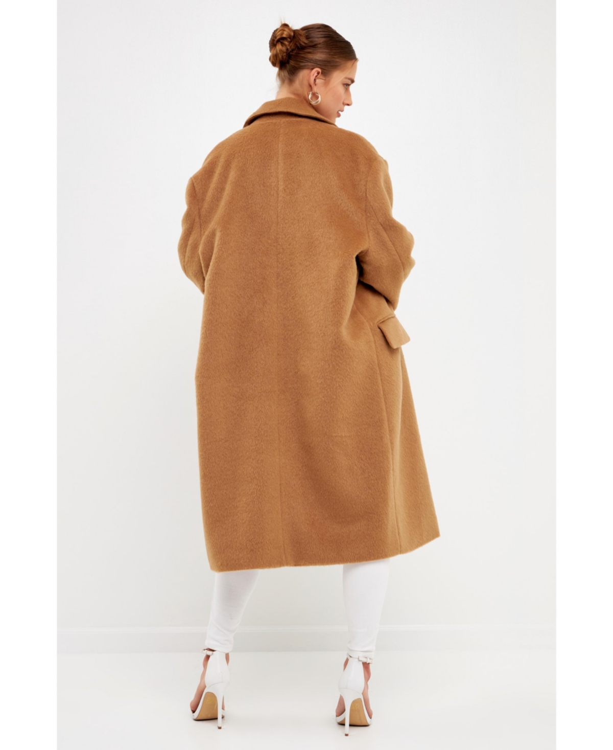 endless rose Women's Single Button Over Coat